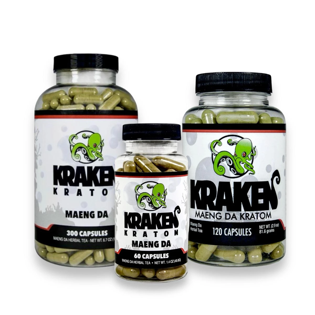 Kraken Kratom Capsules Maeng Da